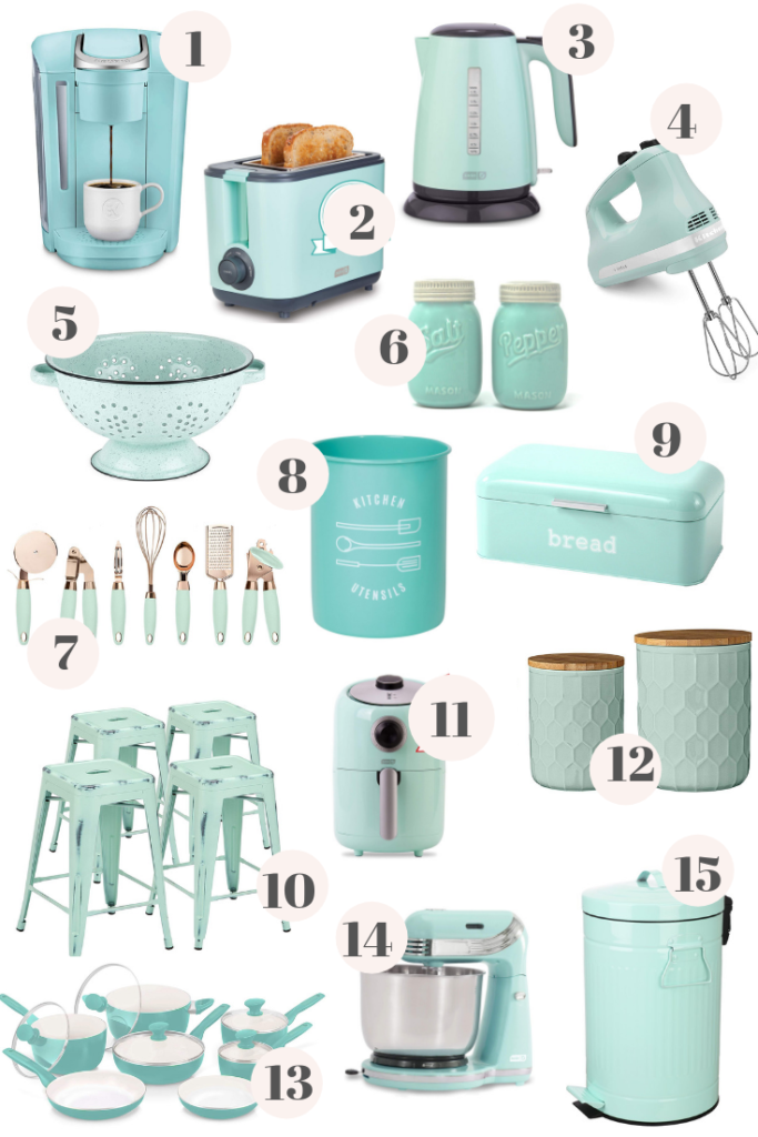 Mint Green Kitchen Decor from Amazon - DIY Darlin'
