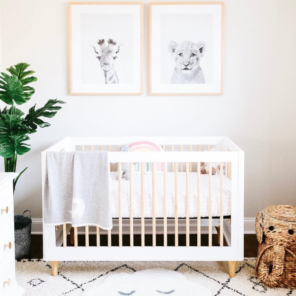 Friday Favorites: Nursery Trends | Two-Toned Cribs