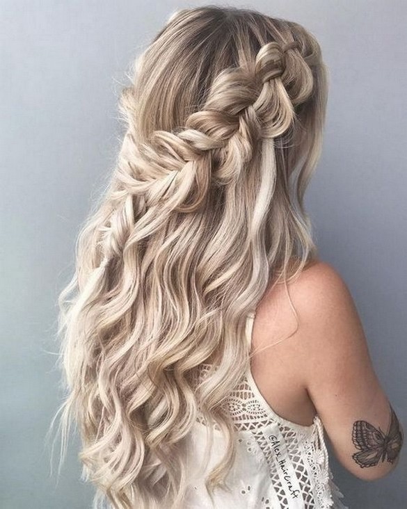 Gorgeous Braided Half Up Half Down Hair Styles - Home With Two