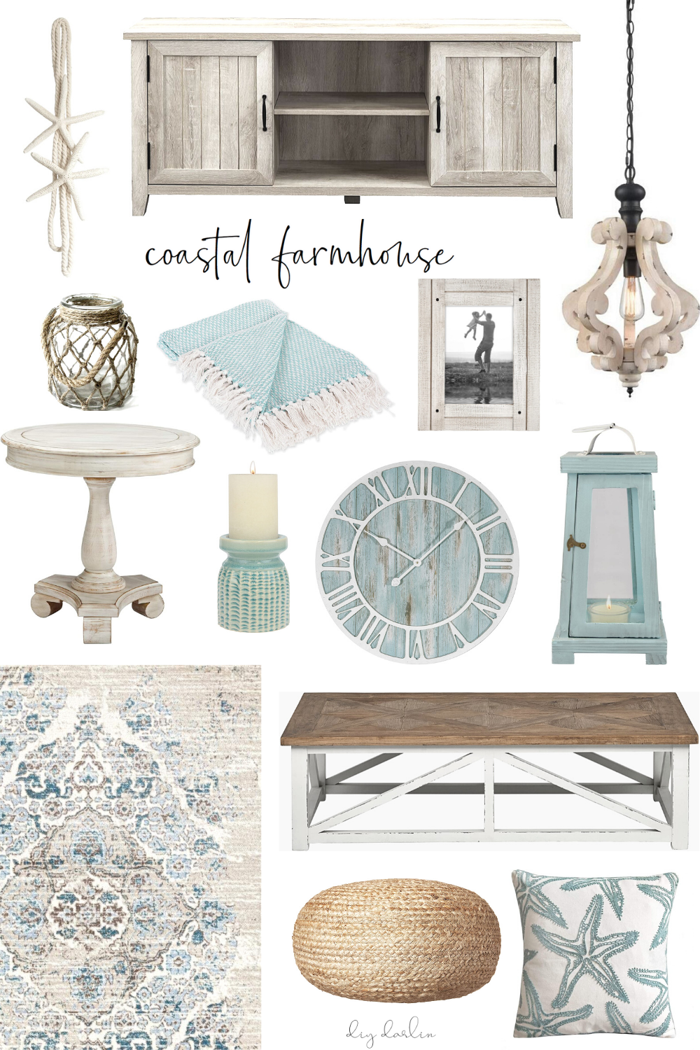 Beach-House-Decor-Living-Room - Home With Two