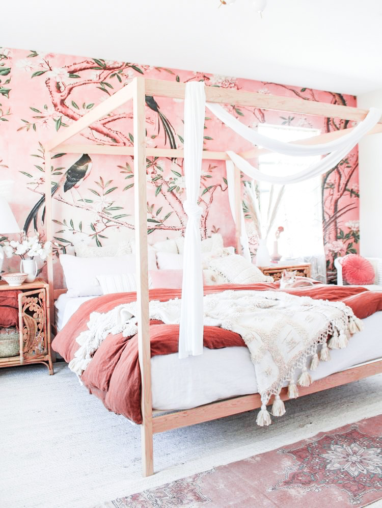 How To Create A Pink Boho Bedroom - DIY Darlin'