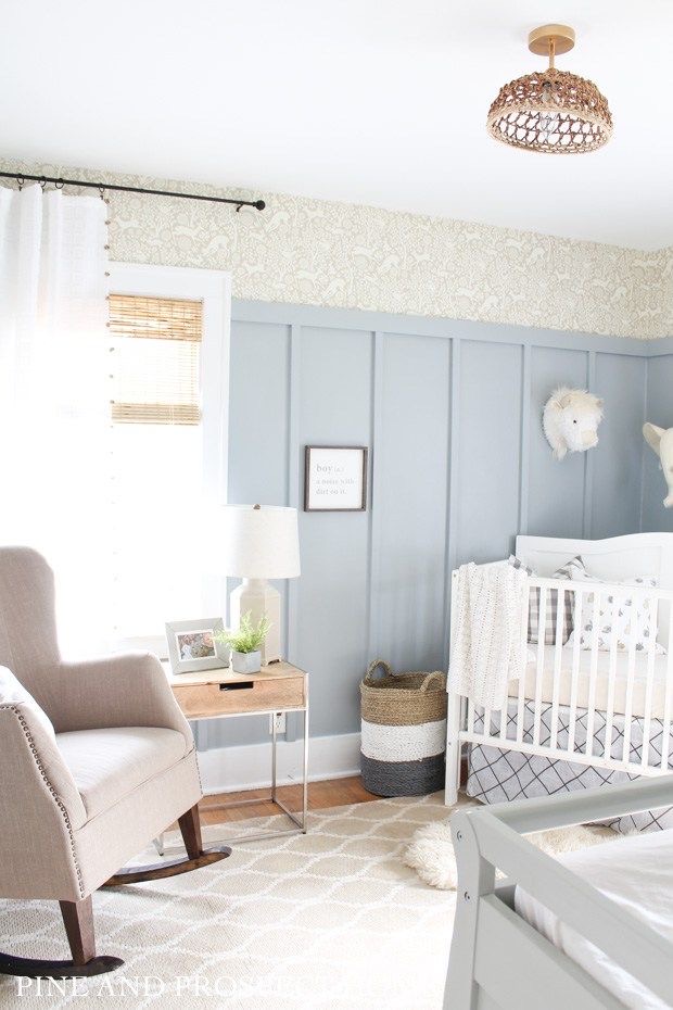Cool Blue Nursery Ideas for Boys and Girls - DIY Darlin'