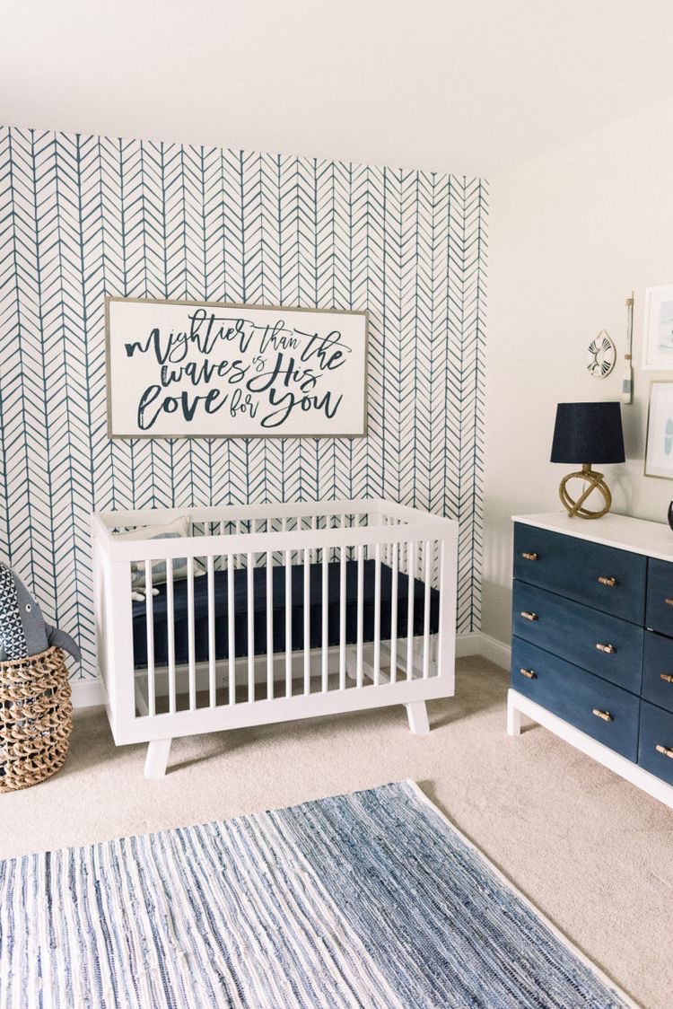 Blue-Nursery-Ideas-Gender-Neutral-9 - Home With Two