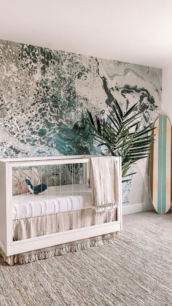 Surfboard Nursery Decor for Your Littlest Beach Babe