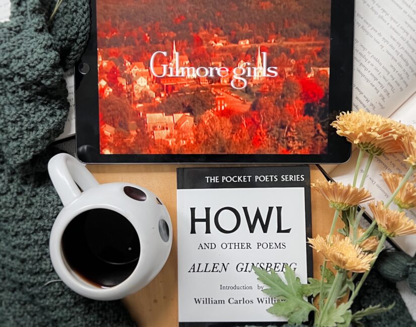 Rory and Jess with Howl in Gilmore Girls