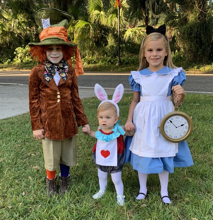 Child dressed as Alice In Wonderland from the book