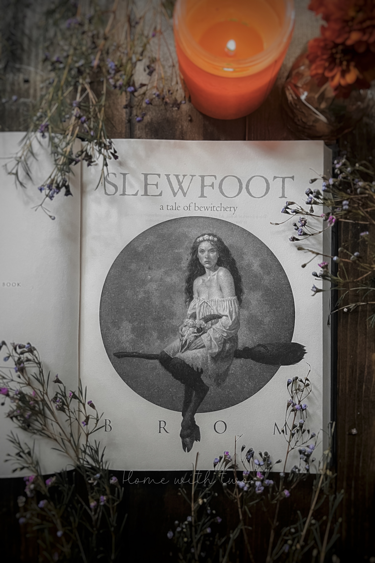Slewfoot by Brom book cover folk horror novel about witch folklore and feminine rage